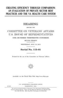 Creating efficiency through comparison : an evaluation of private sector best practices and the VA health care system