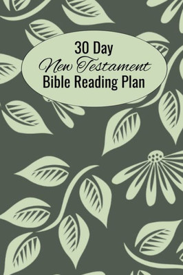 30 Day New Testament Bible Reading Plan: Daily Devotional With Scripture Reading And Writing Prompts (6"x9", 15.24 x 22.86 cm)