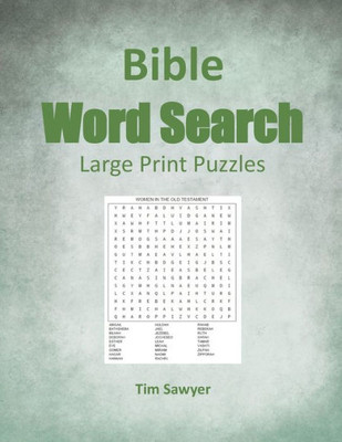 Bible Word Search: Large Print Puzzles (Bible Word Game Puzzles)