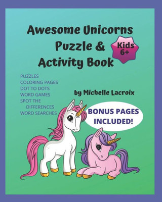Awesome Unicorns Puzzle & Activity Book