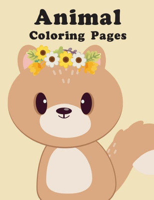 Animal Coloring Pages: picture books for seniors baby (adventure colouring book)