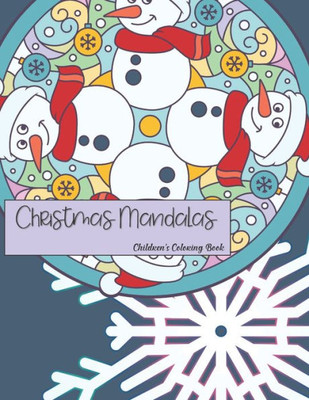 Christmas Mandalas: Children's Coloring Book