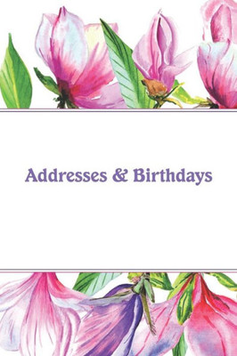 Addresses & Birthdays: Watercolor Magnolia