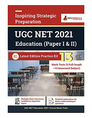 UGC NET Education 2021 13 Mock Test (5 Full-length + 8 Concerned Subject)