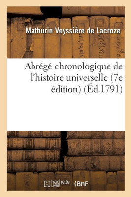 AbrEgE chronologique de l'histoire universelle (French Edition)