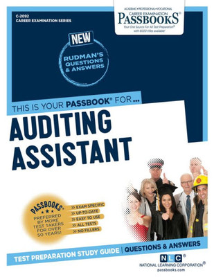 Auditing Assistant (C-2092): Passbooks Study Guide (Career Examination Series)