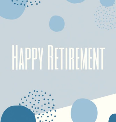 Happy Retirement Guest Book (Hardcover): Guestbook for retirement, message book, memory book, keepsake, retirement book to sign, gardening retirement book for signing
