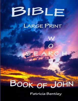 Bible Large Print Word Search: Book of John