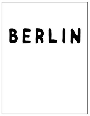 Berlin: Black and white Decorative Book | Perfect for Coffee Tables, End Tables, Bookshelves, Interior Design & Home Staging Add Bookish Style to Your Home| Berlin