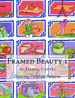 Framed Beauty 1: in Plastic Canvas