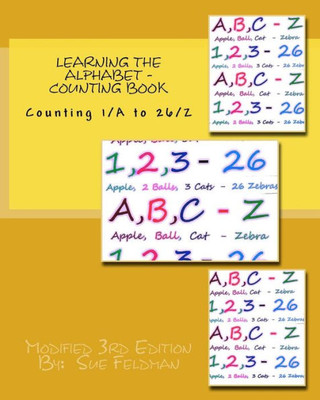 Learning the Alphabet - Counting Book: Counting 1/A to 26/Z