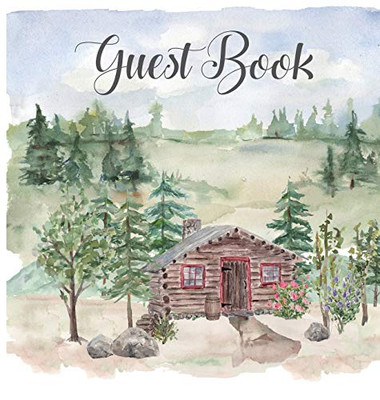Cabin house guest book (hardback), comments book, guest book to sign, vacation home, holiday home, visitors comment book