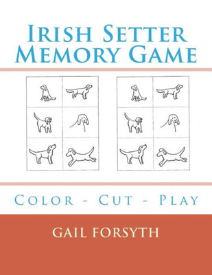 Irish Setter Memory Game: Color - Cut - Play