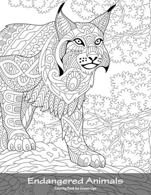 Endangered Animals Coloring Book for Grown-Ups 1