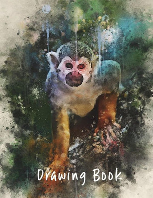 Drawing Book: Monkey 2 8.5x11 (Drawing Books)
