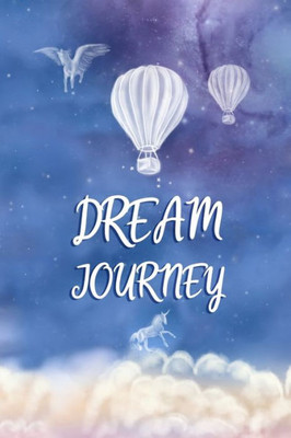 Dream Journey: Dream Diary, Sky Blue Celestial Cover with Cloud Theme