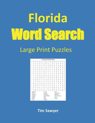 Florida Word Search: Large Print Puzzles (American States Word Games)