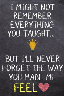 I Might Not Remember Everything You Taught: I Might Not Remember Everything You Taught