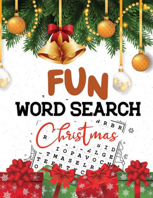 Fun Word Search Christmas: Cleverly Funny Hidden Word Searches for Adults, Teens, Scrooge Puzzle Book, Your Brain Exercise Activity Book
