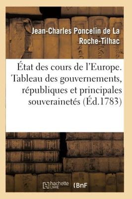 État des cours de l'Europe (French Edition)