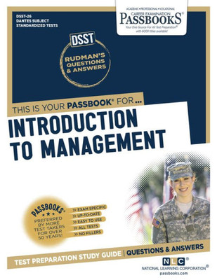 Introduction To Management (DAN-26): Passbooks Study Guide (26) (Dantes Subject Standardized Tests)