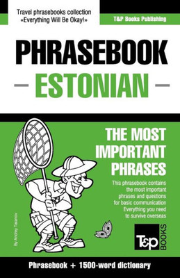 English-Estonian phrasebook & 1500-word dictionary (American English Collection)