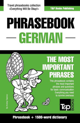 English-German phrasebook and 1500-word dictionary (American English Collection)