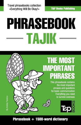 English-Tajik phrasebook and 1500-word dictionary (American English Collection)