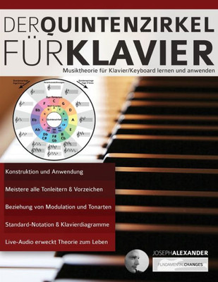 Der Quintenzirkel für Klavier: Musiktheorie für Klavier/Keyboard lernen und anwenden (Piano spielen lernen) (German Edition)