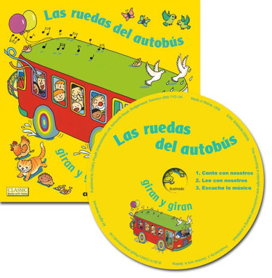 Las ruedas del autobús giran y giran w/CD (Classic Books With Holes W/Cd Spanish) (Spanish Edition)