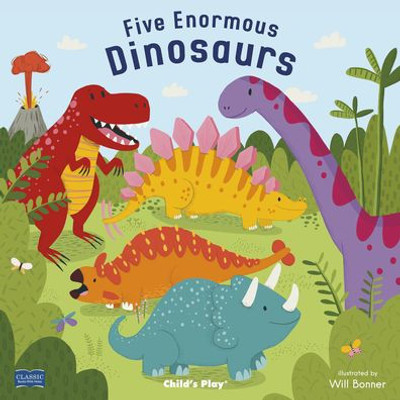 Five Enormous Dinosaurs (Classic Books with Holes 8x8)