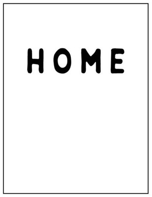 Home: Home Black and white Decorative Book | Perfect for Coffee Tables, End Tables, Bookshelves, Interior Design & Home Staging Add Bookish Style to Your Home| Home