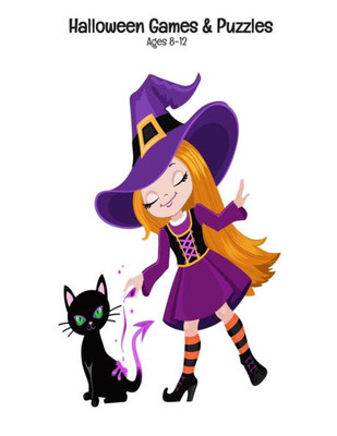 Halloween Games & Puzzles Ages 8-12: Connect The Dots | Spot The Difference | Mazes | Word Search Puzzles | Dot to Dot | Word Search for Kids | Kids ... | Bats | Spiders | Coloring Pages | Pumpkins