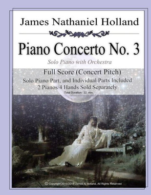 Piano Concerto No. 3 For Piano And Orchestra : Full Orchestral Score And Individual Parts