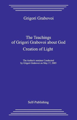 The Teaching About God : Creation Of Light