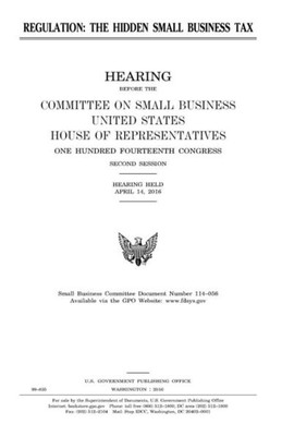 Regulation, The Hidden Small Business Tax