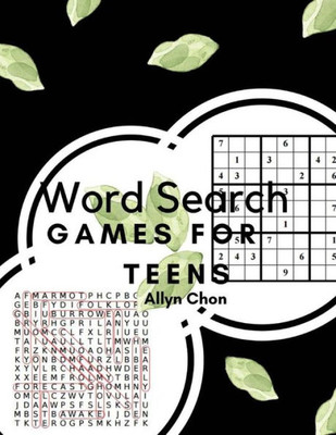 Word Search Games For Teens : With Sudoku And Word Search Brain Activity Books