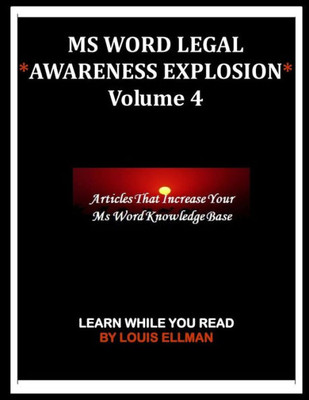 Ms Word Legal -- Awareness Explosion