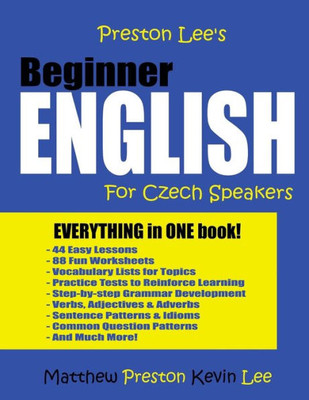 Preston Lee'S Beginner English For Czech Speakers