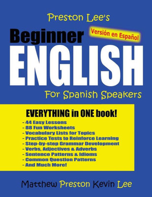 Preston Lee'S Beginner English For Spanish Speakers (Versión En Español)