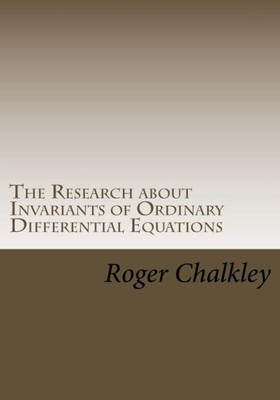 The Research About Invariants Of Ordinary Differential Equations
