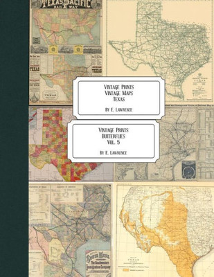 Vintage Prints : Vintage Maps: Texas