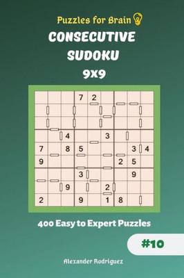 Puzzles For Brain - Consecutive Sudoku 400 Easy To Expert Puzzles 9X9