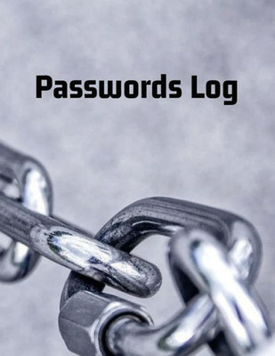 Passwords Log : My Passwords Log