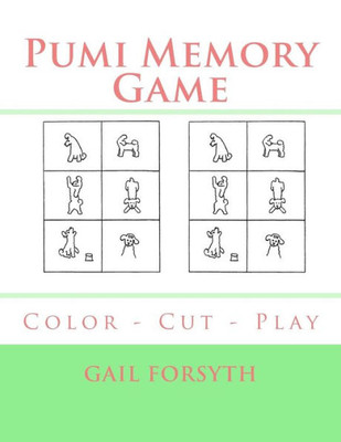 Pumi Memory Game : Color - Cut - Play