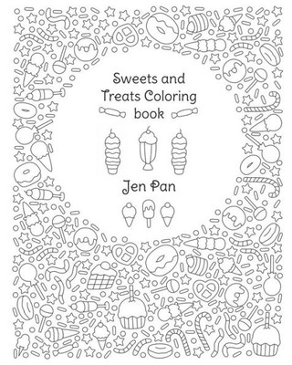 Sweets And Treats Coloring Book