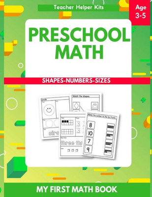 Preschool Math : Tracing Numbers, Shapes, Numbers, Beginner Math Workbook