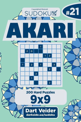 Sudoku Akari - 200 Hard Puzzles 9X9