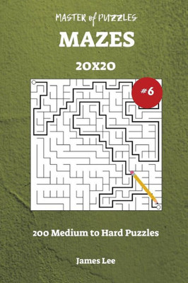 Master Of Puzzles Mazes - 200 Medium To Hard 20X20