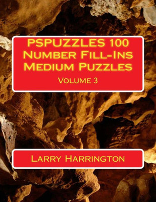 Pspuzzles 100 Number Fill-Ins Medium Puzzles